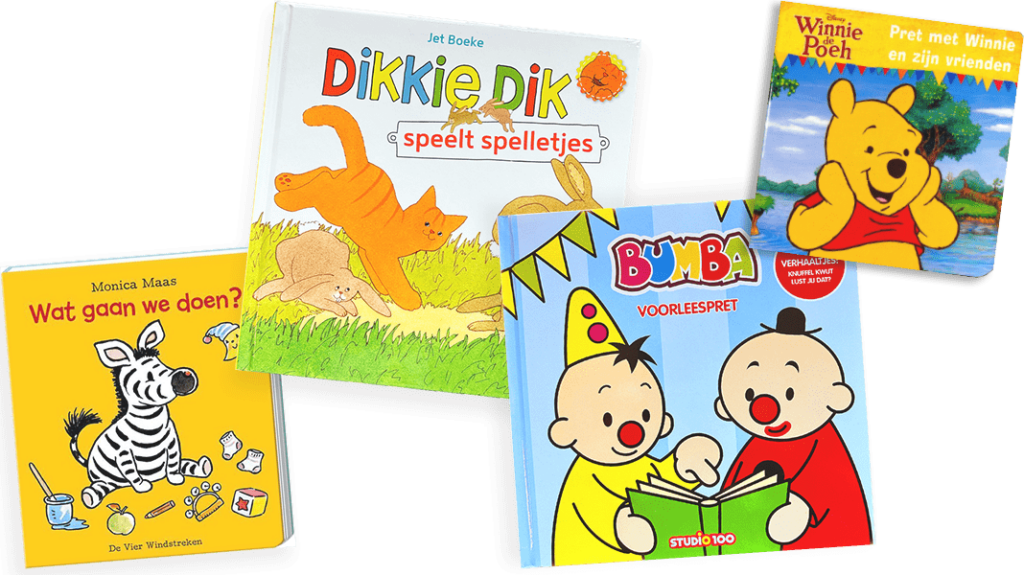 Kinderboeken Pakket 1 t/m 3 jaar - Voordeelbundel van 4 boeken |