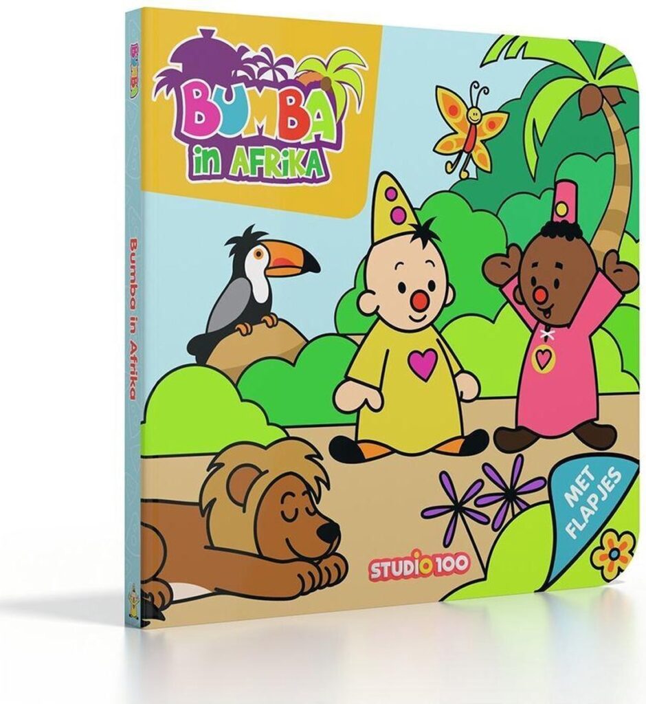 Bumba kartonboek - Bumba in Afrika - met flapjes