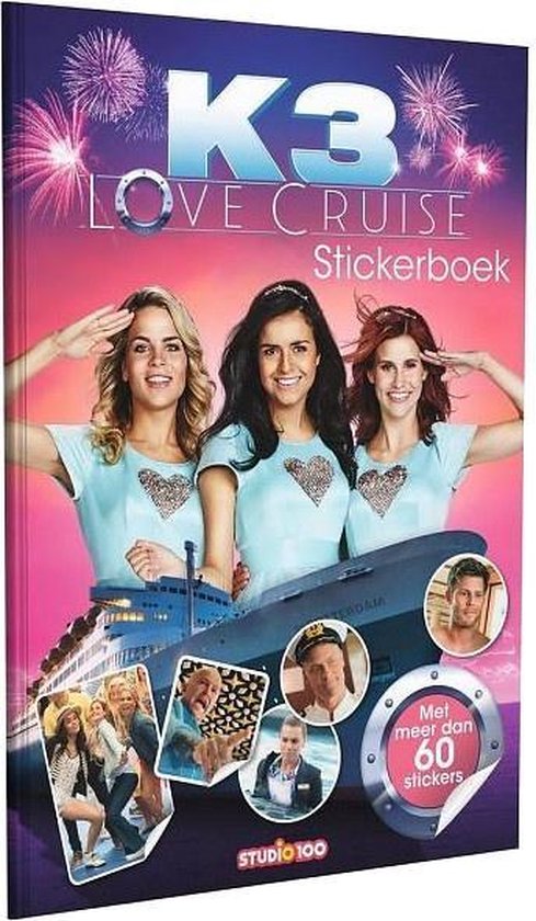 Studio 100 Stickerboek K3 Love Cruise 30 Cm