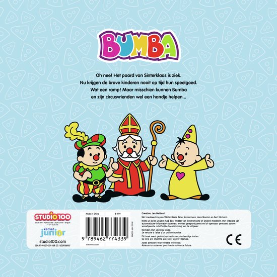 Bumba Kartonboek - De Helpers Van De Sint