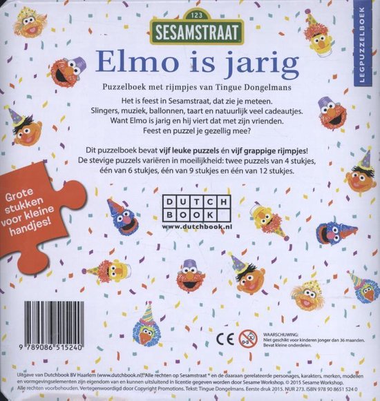 Sesamstraat - Elmo is jarig