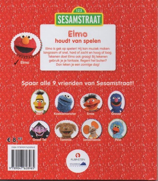 Sesamstraat - Elmo houdt van spelen - 2 vrolijke verhalen