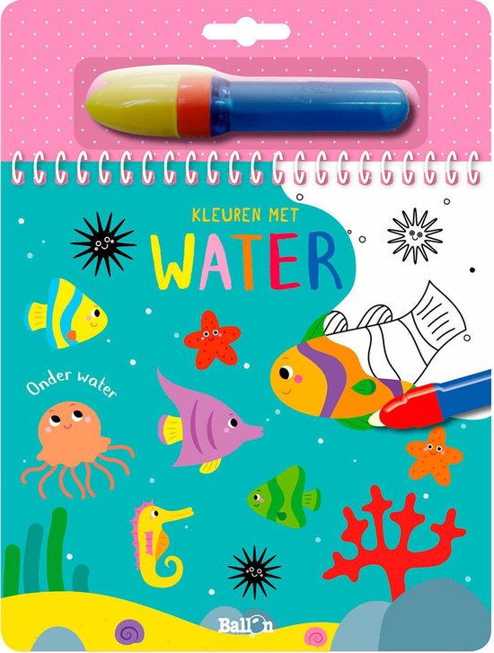 Kleuren met water 0 -   Onder water