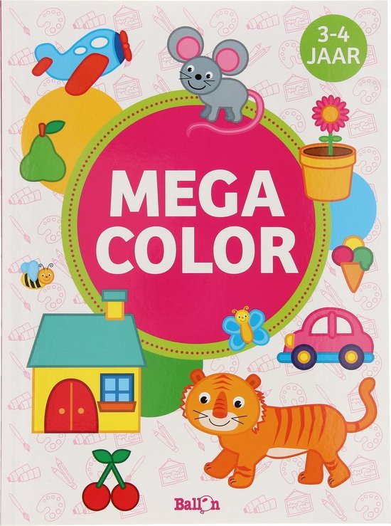 Mega Color Kleurboek 168 pagina's
