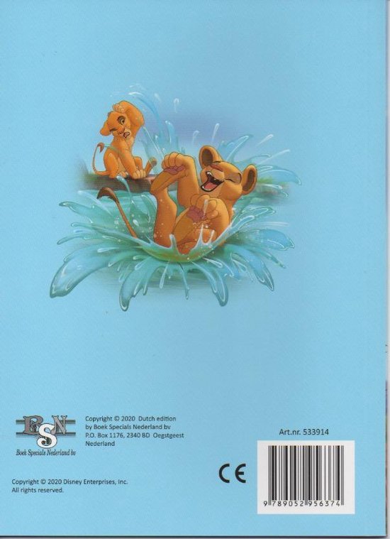 The Lion King - Op zoek naar een welpenhonk - Voorleesboek - Softcover