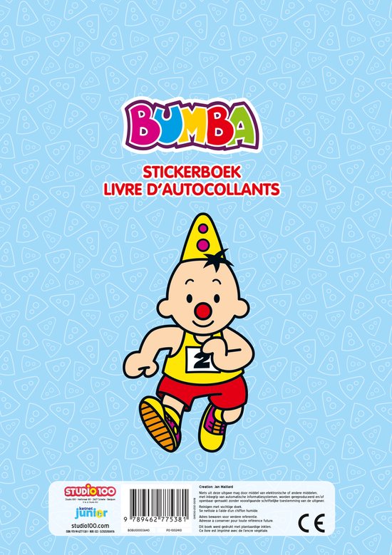 Bumba stickerboek - sport - meer dan 90 stickers