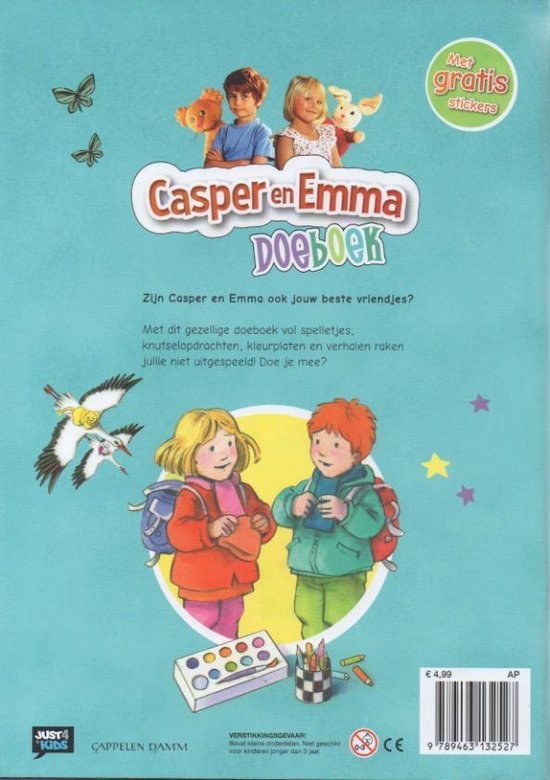 Casper en Emma - Doeboek - Met gratis stickers