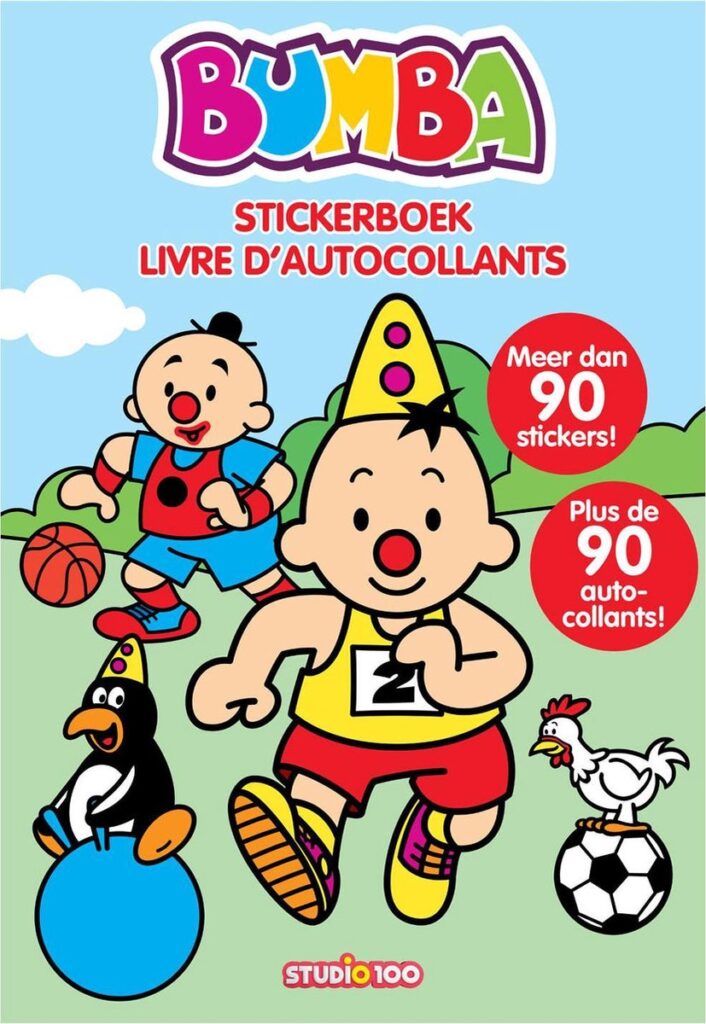 Bumba stickerboek - sport - meer dan 90 stickers