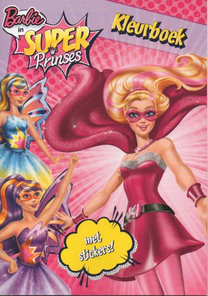 Barbie in een sprookje ( Kleurboek met stickers)