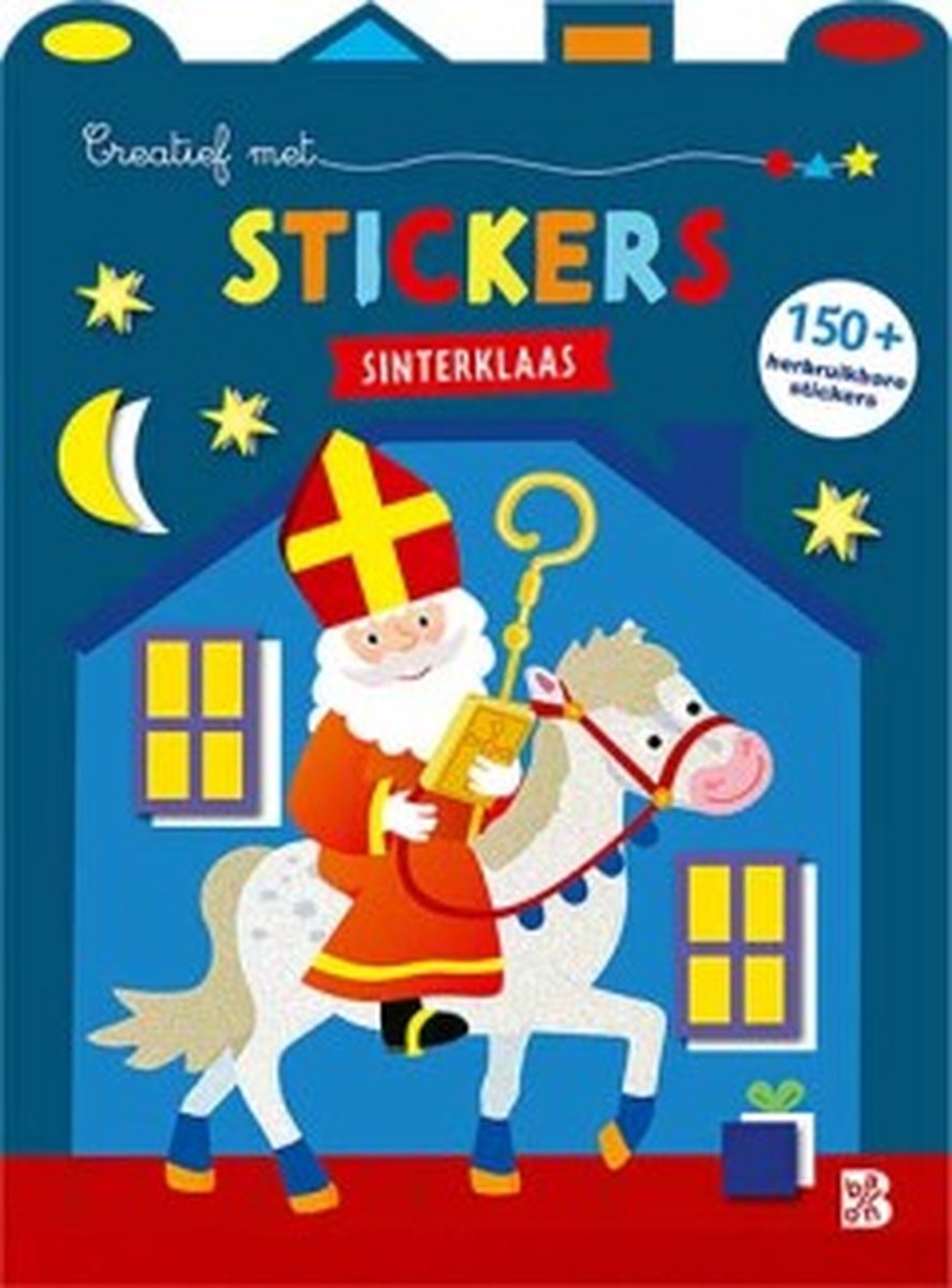 Creatief met stickers Sinterklaas