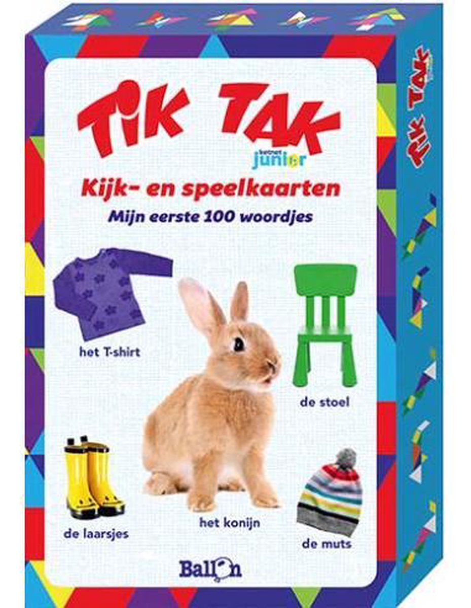 Tik Tak 0 -   Tik Tak Kijk- en speelkaarten