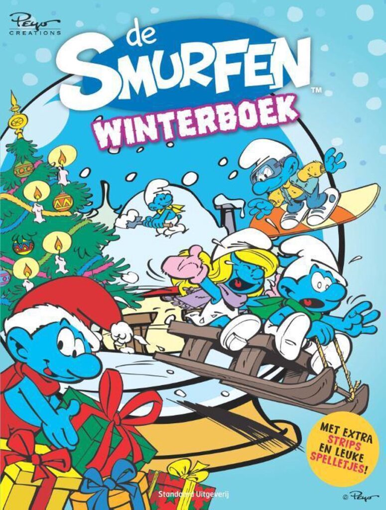 De Smurfen winterboek!  met strips en raadsels