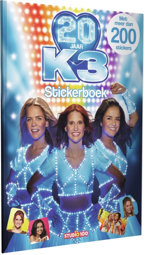 Stickerboek K3 - 20 jaar - Studio 100 K3