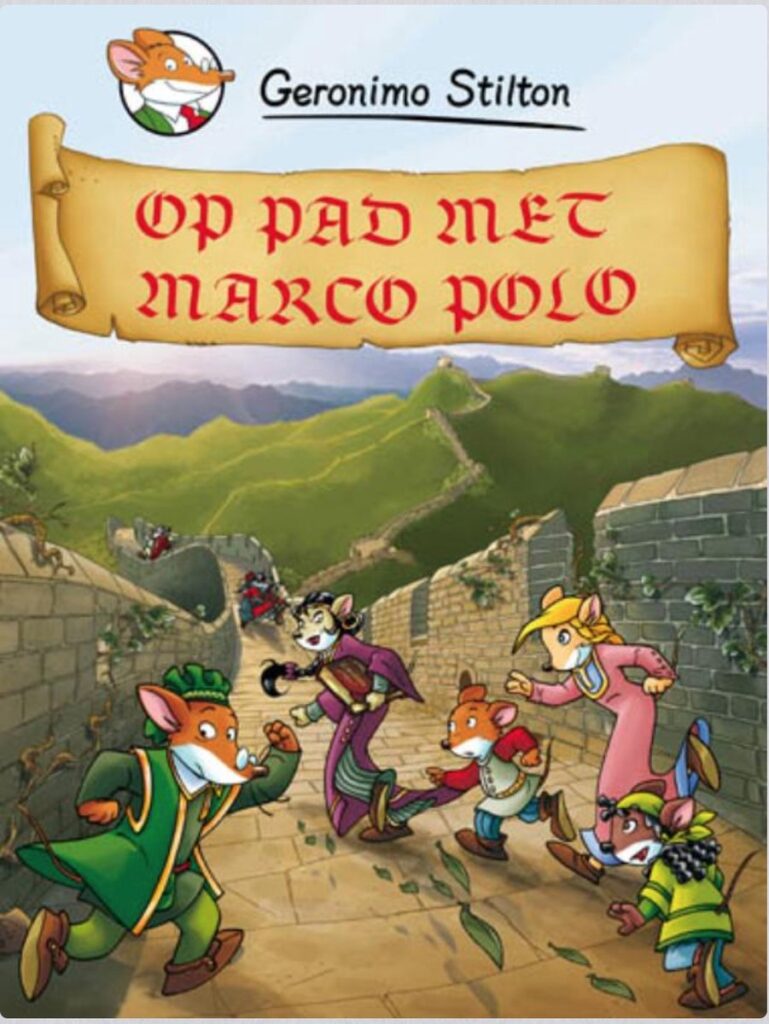 Geronimo Stilton strip - Op pad met Marco Polo