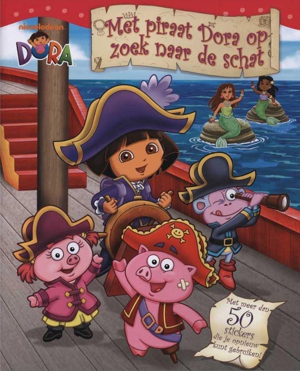 Memphis Belle Stickerboek Met Piraat Dora Op Zoek Naar De Schat