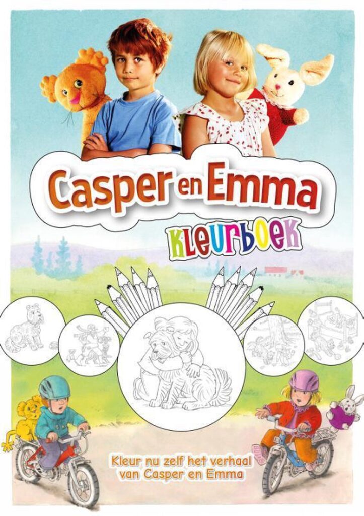 Casper en Emma kleurboek