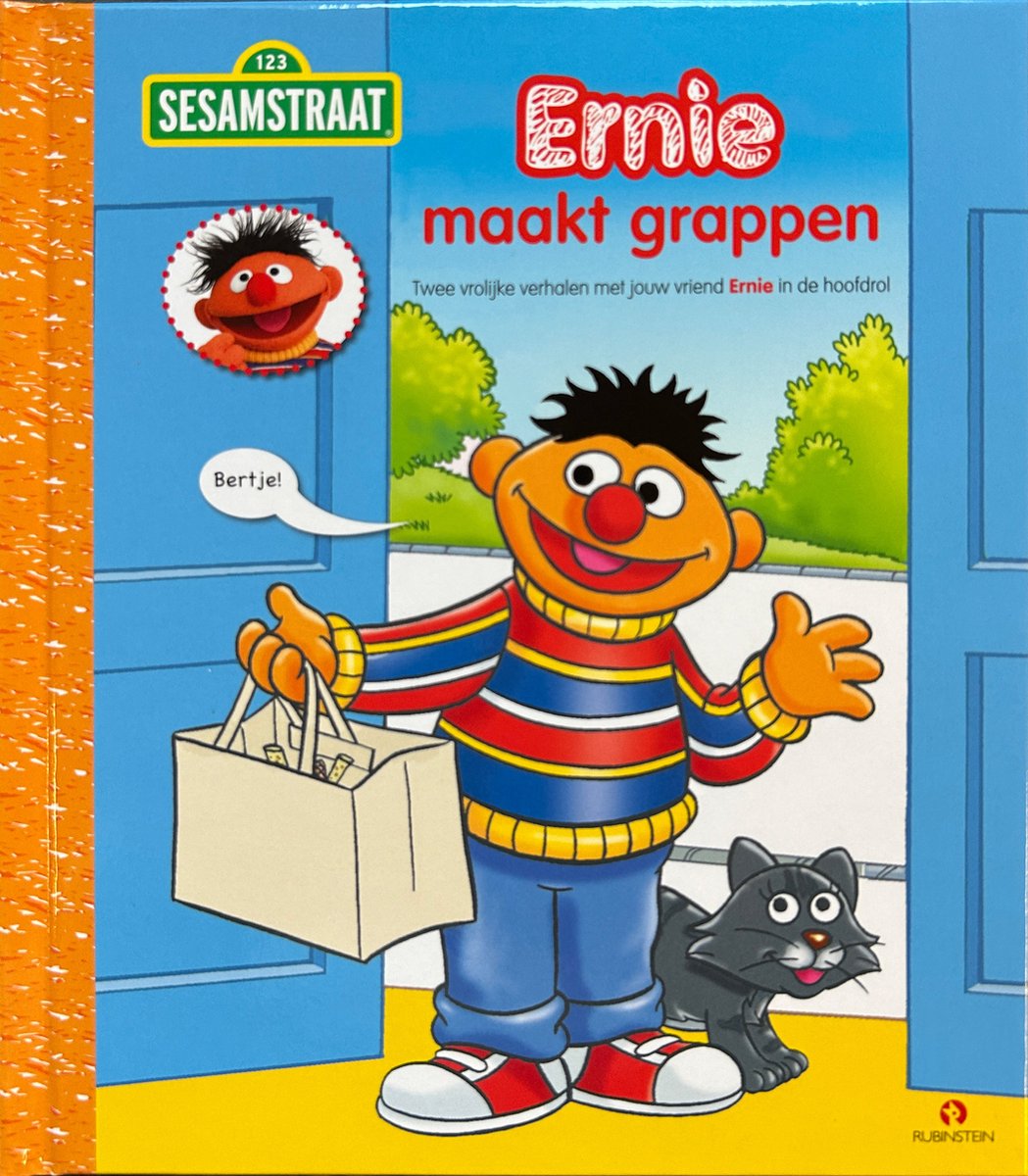 Sesamstraat Voorleesboek - Ernie maakt grappen - Harde kaft