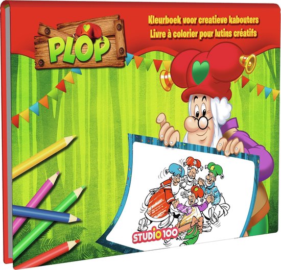 Kabouter Plop - Kleurboek voor creatieve kabouters
