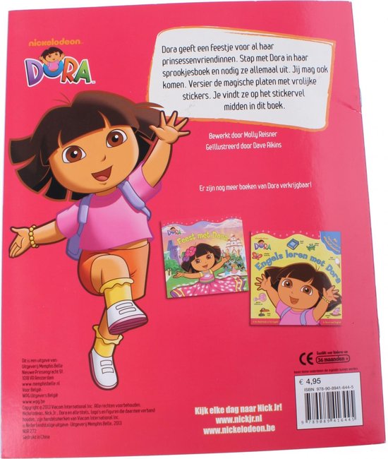 Memphis Belle Stickerboek Dora's Prinsessenfeestje