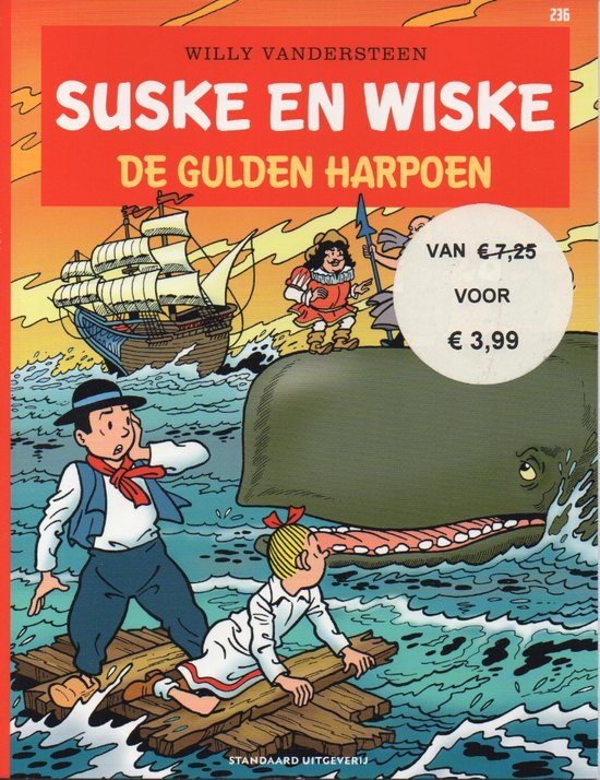 Suske en Wiske - Voordeelbundel van 5 Suske en Wiske stripboeken - Nummers: 231, 232, 234, 236 en 237 - Stripboeken voor kinderen en volwassenen
