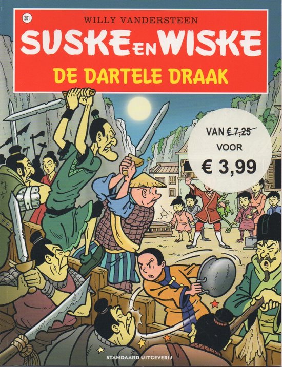Suske en Wiske - Voordeelbundel van 5 Suske en Wiske stripboeken - Nummers: 300, 301, 304, 306 en 307 - Stripboeken voor kinderen en volwassenen