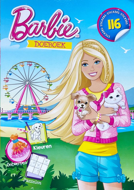 Vakantieboeken voor kinderen - 5 Vakantie doeboeken - Voordeelbundel meiden vanaf 6 jaar - Barbie - LEGO - Winx - Spirit