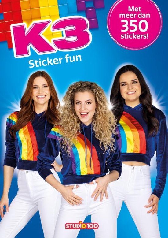 K3 stickerboek - Sticker Fun - met meer dan 350 stickers