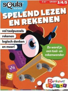 Denksport Squla - Spelend lezen en rekenen - Groep 3/4/5 - Puzzelblok