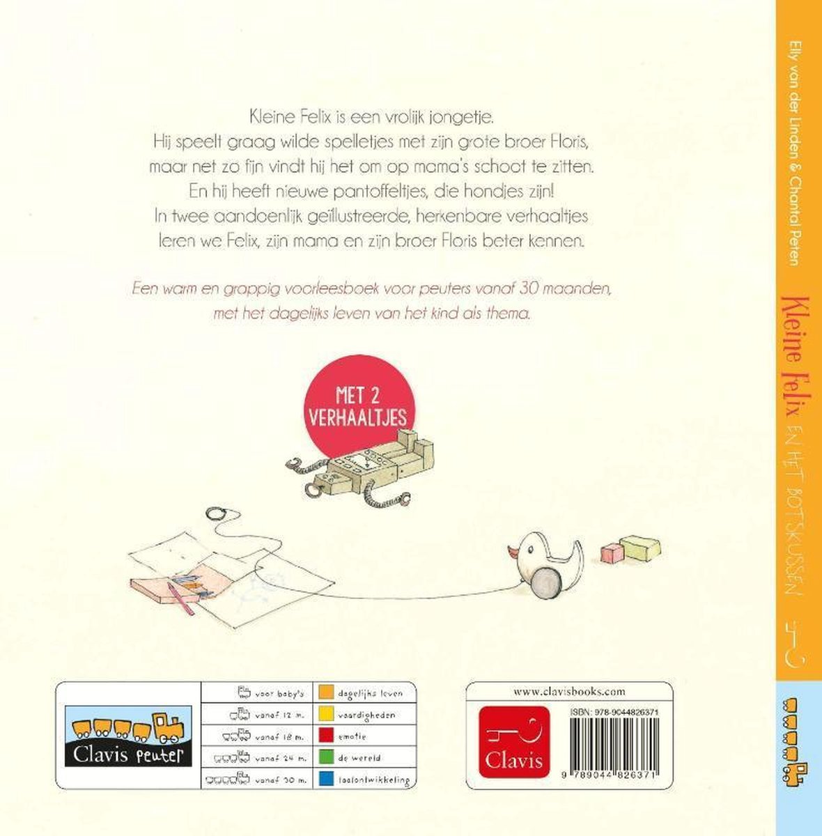 Kleine Felix en het botskussen - Een warm en grappig voorleesboek