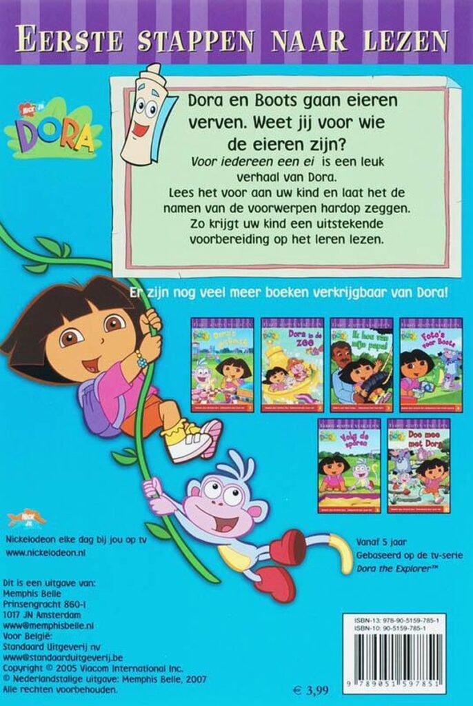 Dora - Volg De Sporen - Eerst stappen naar lezen|Dora - Voor iedereen een ei - Eerst stappen naar lezen