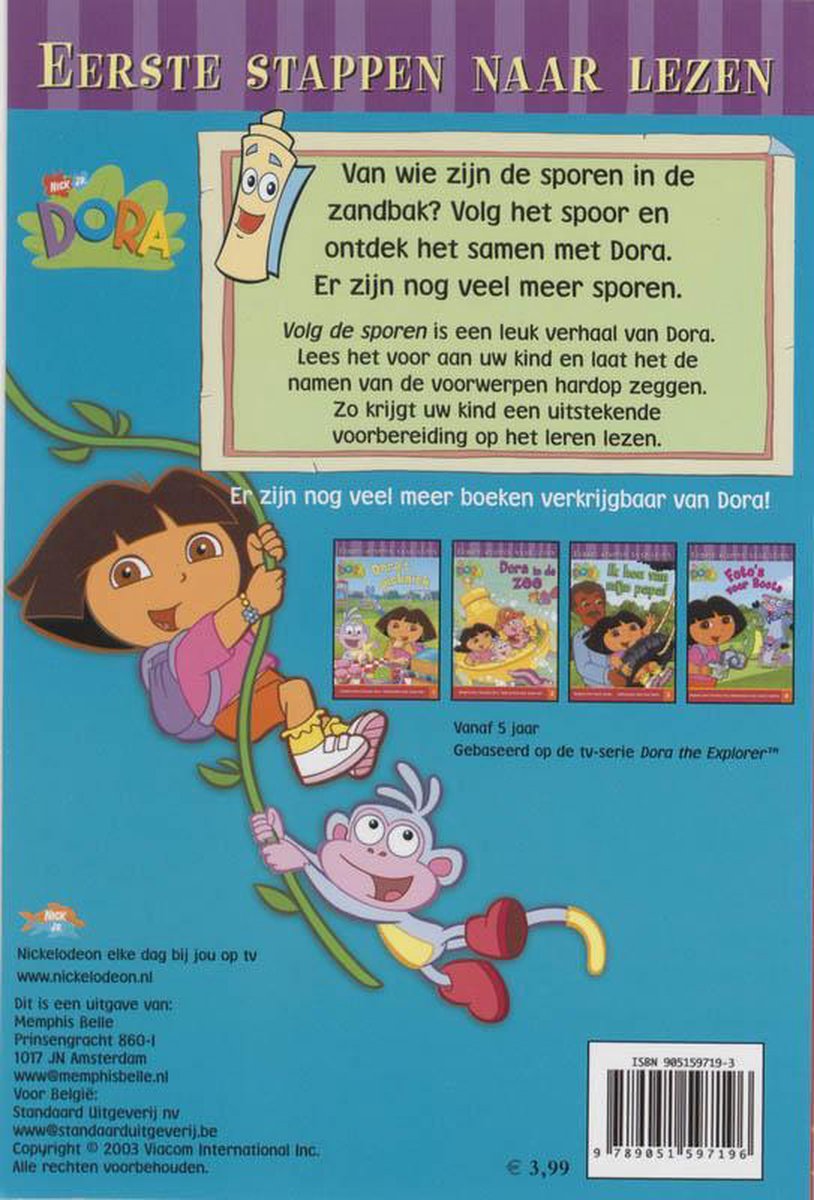 Dora - Volg De Sporen - Eerst stappen naar lezen