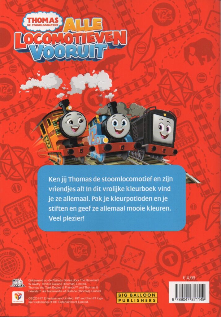 Thomas de Trein kleurboek
