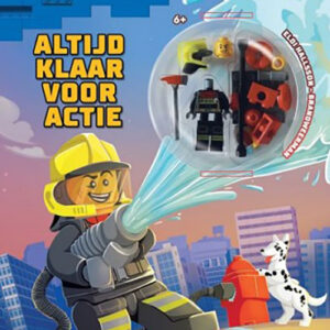 LEGO City doeboek + LEGO figuren van brandweerman 
