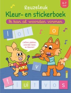 Reuzeleuk kleur- en stickerboek - Ik kan al woorden vormen