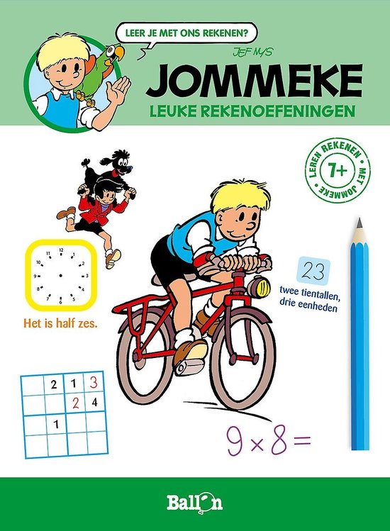 Schrijven en rekenen met Jommeke - Jommeke - Eerste rekenoefeningen (7+)