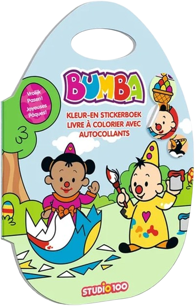 Bumba kleur- en stickerboek - Vrolijk Pasen