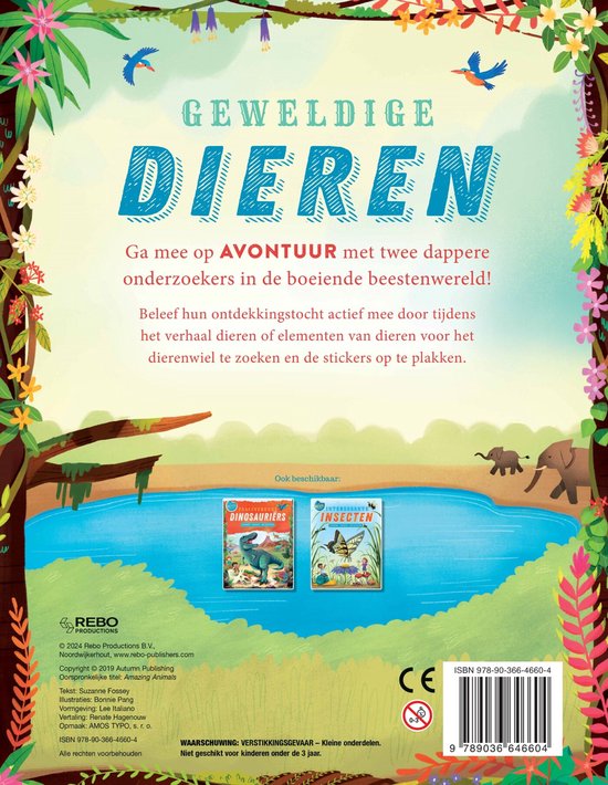 Geweldige dieren - stickers, puzzels, activiteiten