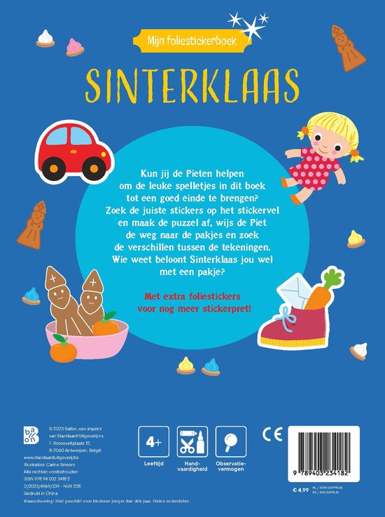 Mijn foliestickerboek - Sinterklaas