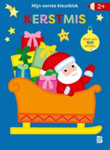 Mijn allereerste kleurblok met stickers: Kerstmis