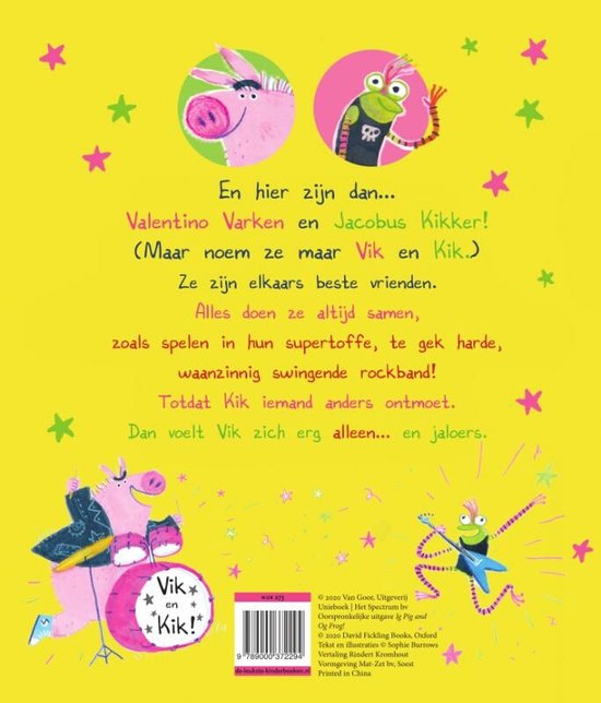 Vik en Kik - Rockend prentenboek over vriendschap