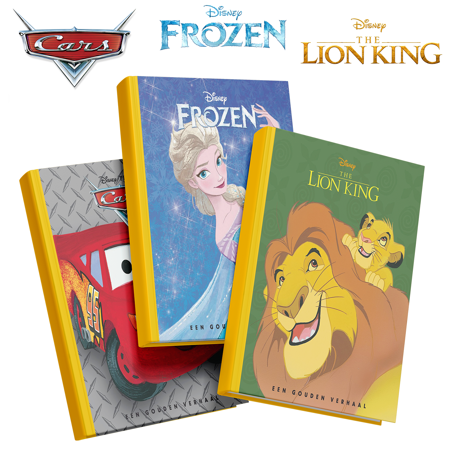Disney 3 gouden verhalen - The Lion King, Frozen en Cars