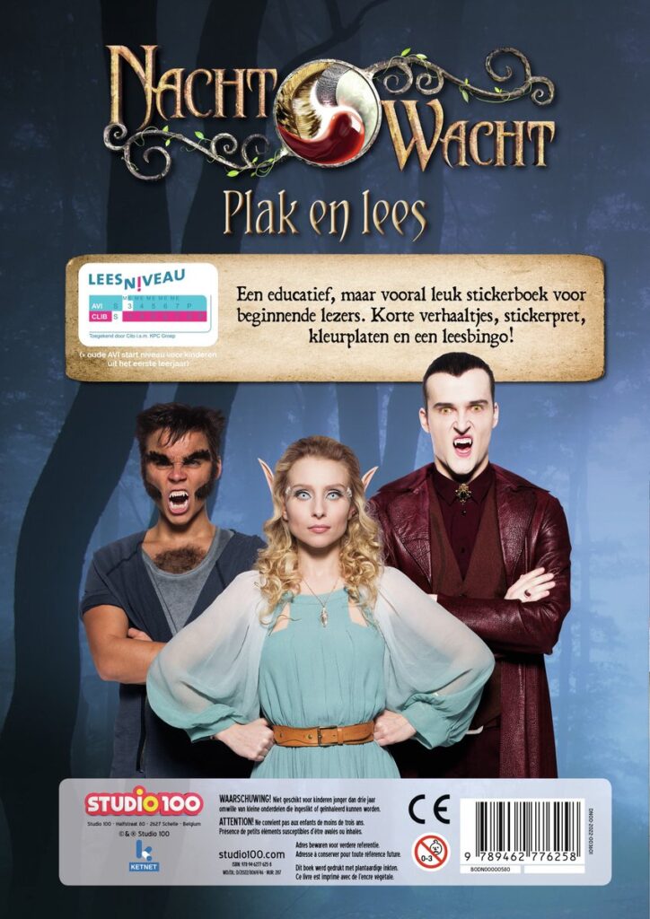 Nachtwacht - Ik leer lezen met stickers