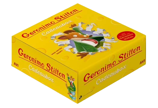 Geronimo Stilton - Cadeaubox - 4 AVI boeken + knuffel