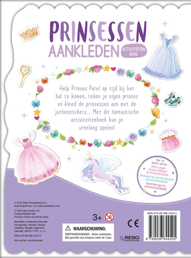 Prinsessen aankleden - Boordevol puffy stickers