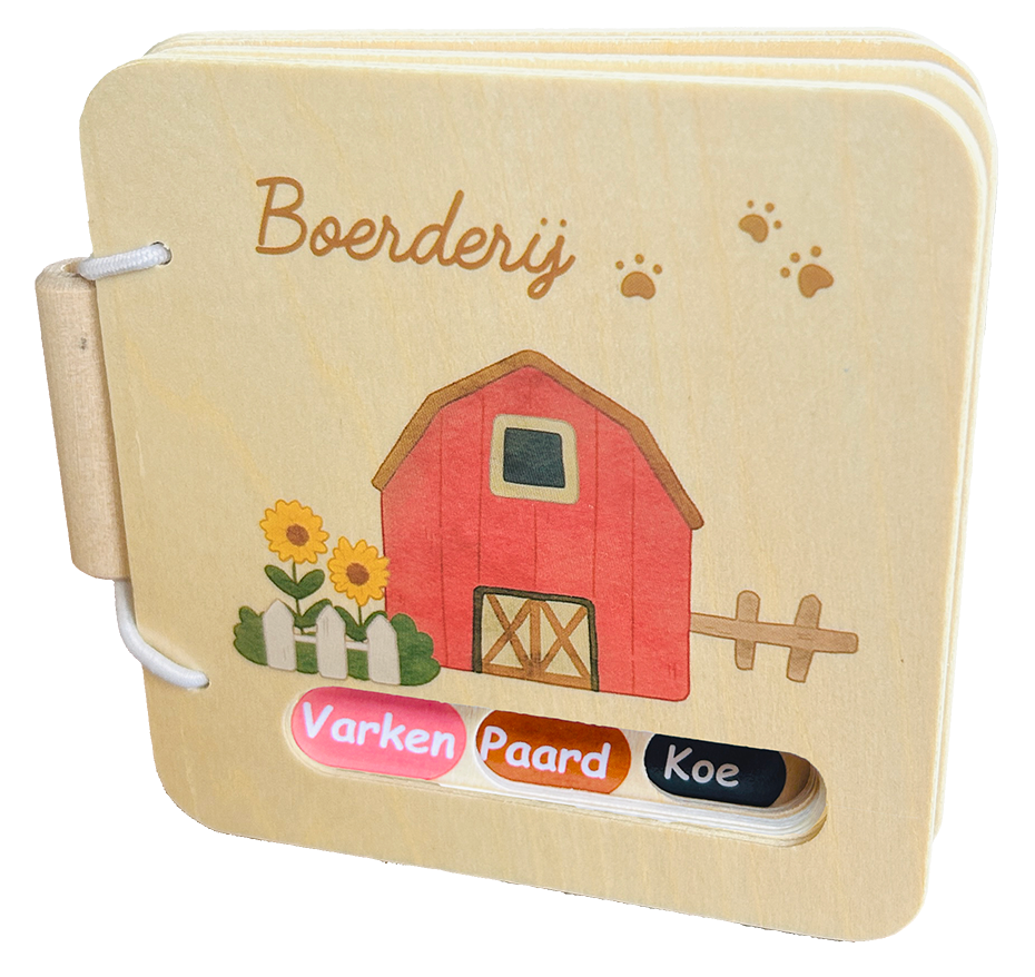 Houten boekje - Boerderij