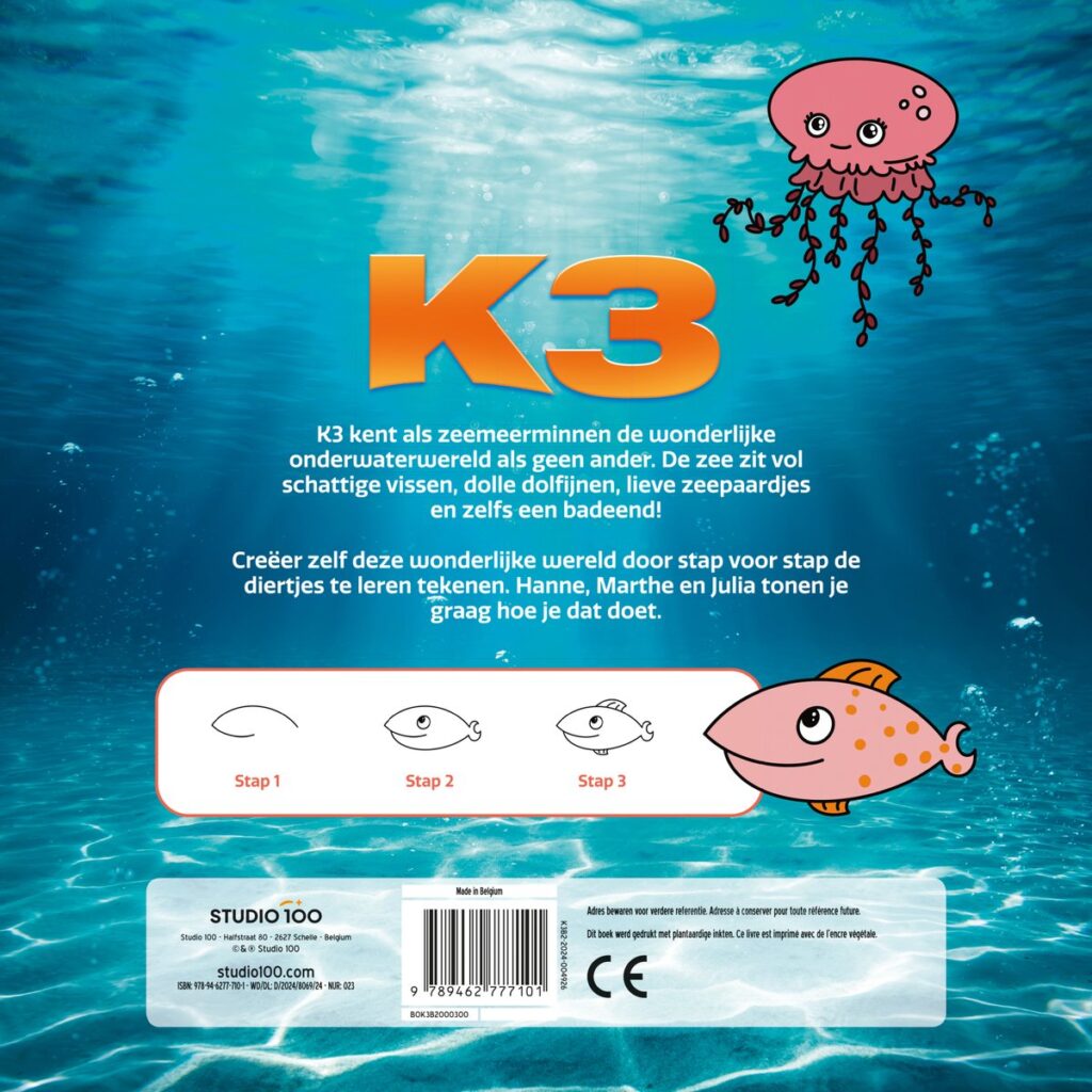 K3 leert je tekenen - Zeedieren