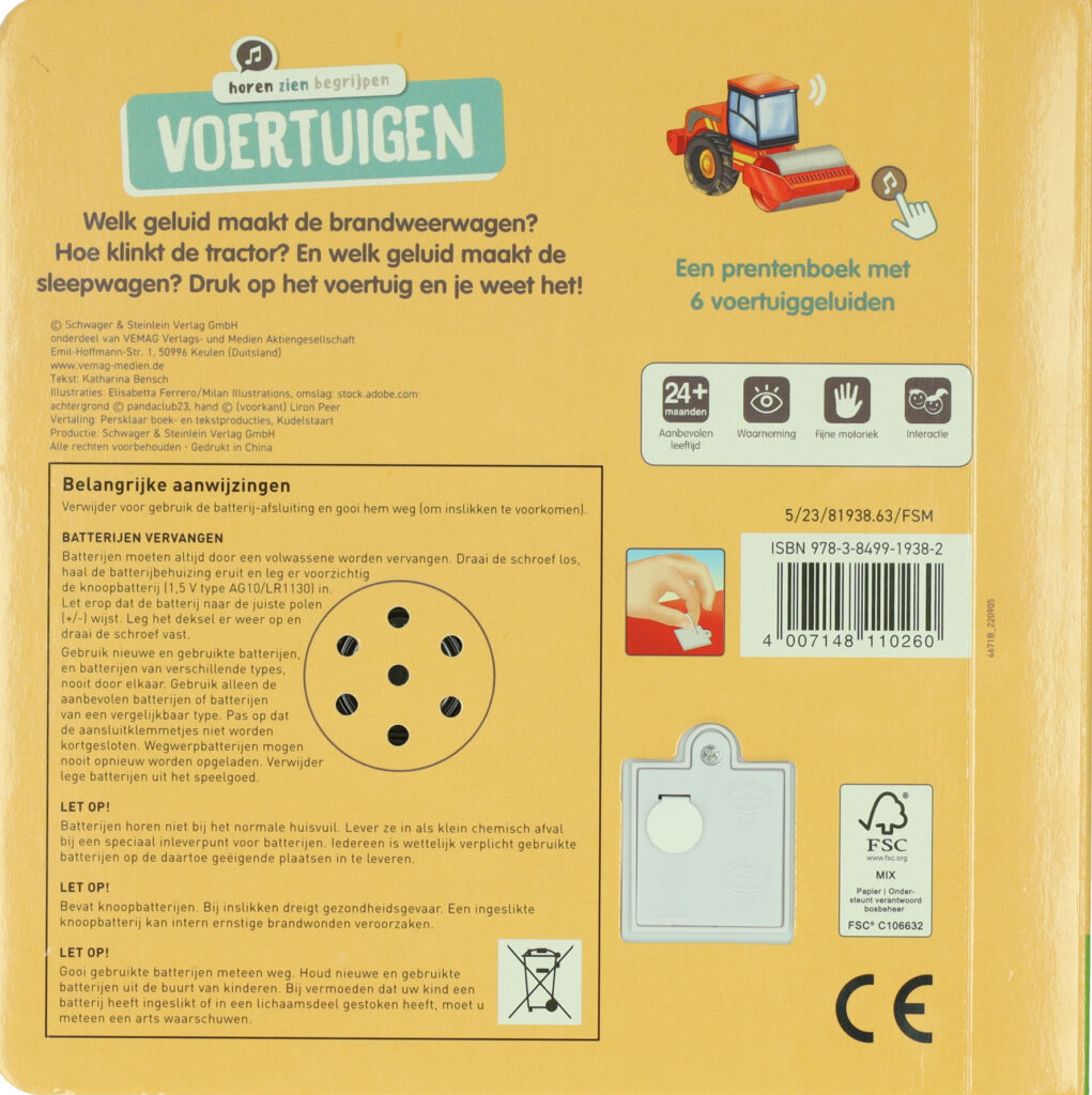 Het Bijzondere Geluidenboek Voertuigen