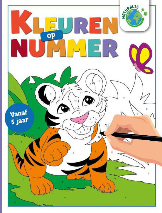 Kleuren op Nummer Dieren - Vanaf 5 Jaar