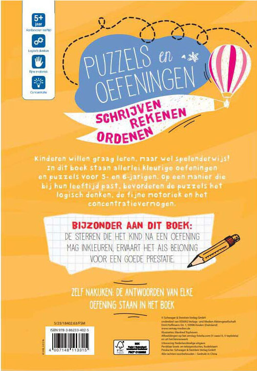 Puzzels en Oefeningen - 5-6 Jaar