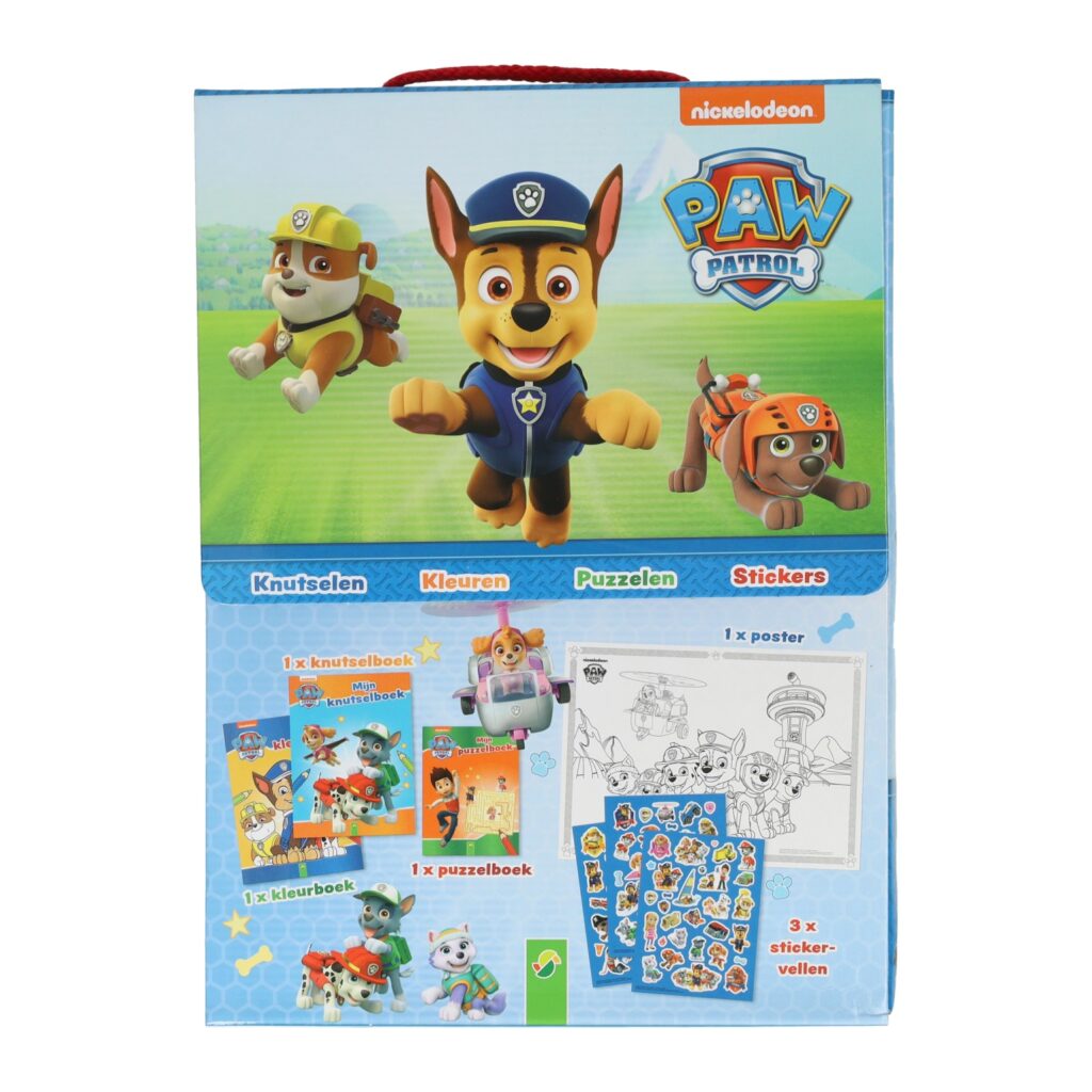Paw Patrol pakket - Knutselen, kleuren puzzelen en stickers
